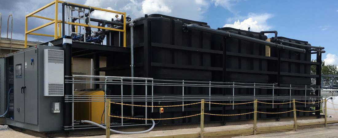 image of A3 scalable, modular, packaged wastewater treatment plant with long-life tankage