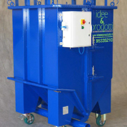 Image of an IDEE DryBox for mobile sludge dewatering