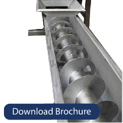 image of A3 screenings screw press and conveyor