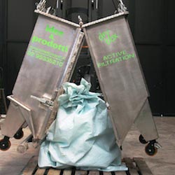 Image of an IDEE DryBox for mobile sludge dewatering